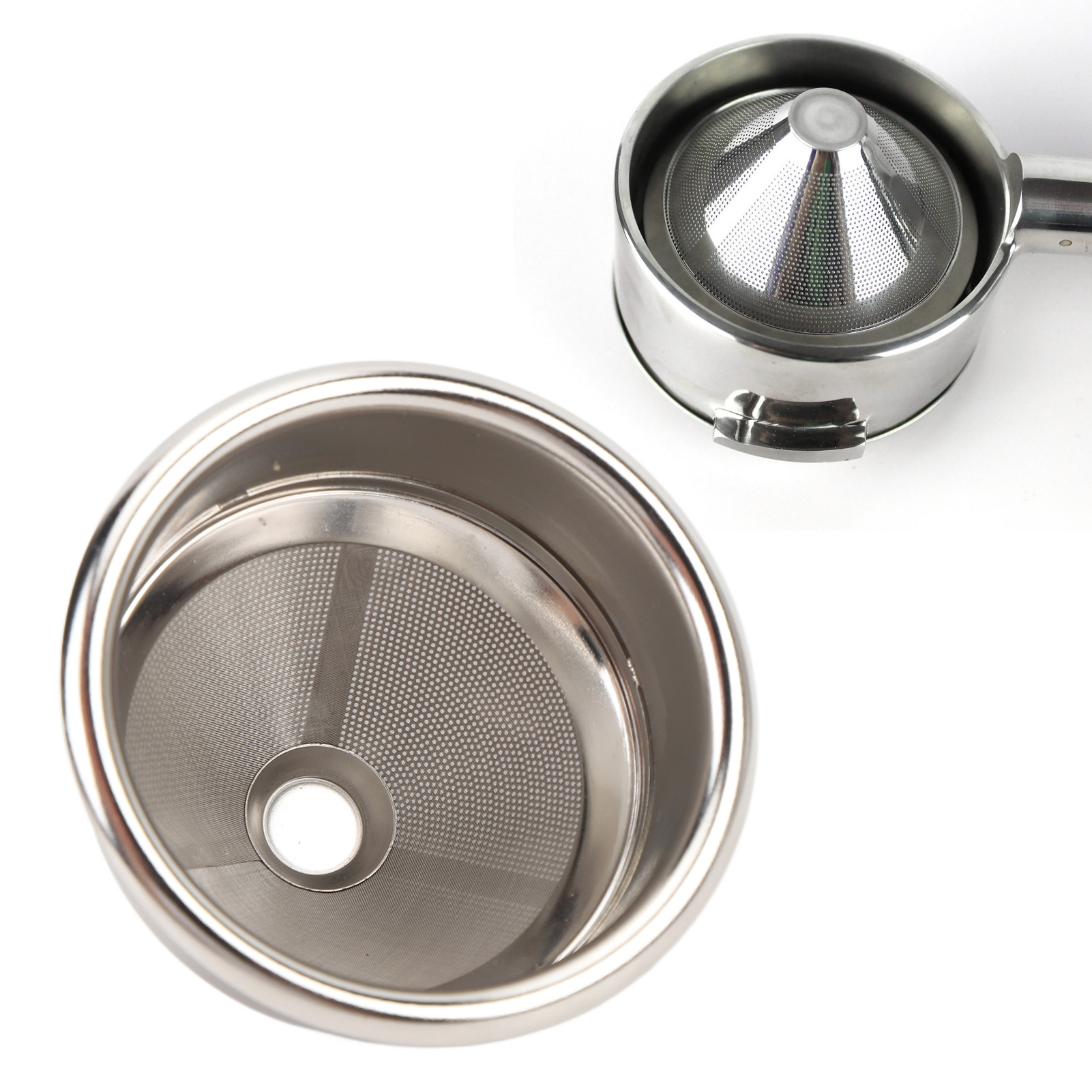 58 Mm Konischer Siebträger Aus Edelstahl 304 Für Kaffeemaschinen Ohne Bodenlosen Siebträger