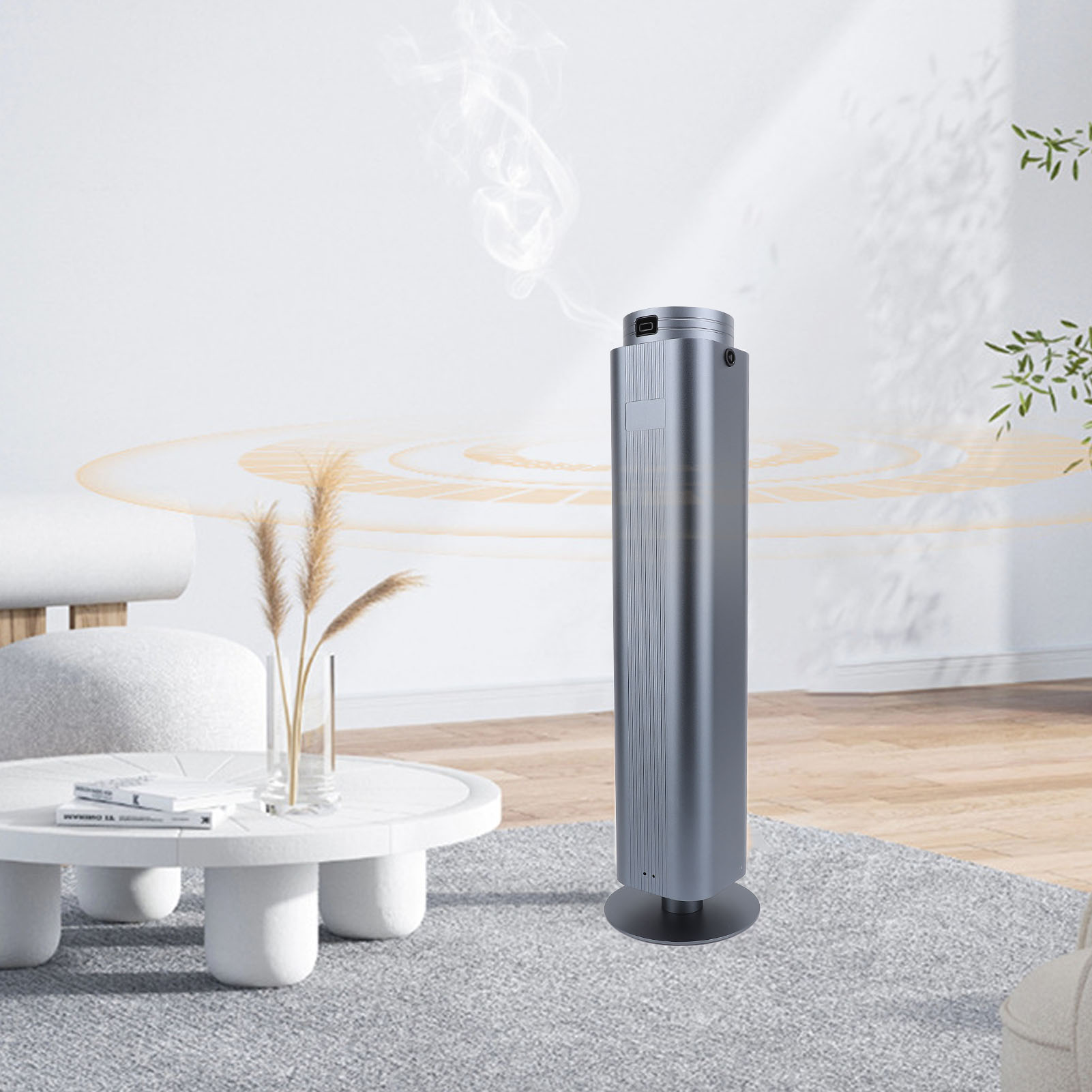 Intelligenter Duftdiffusor Für Hotels (2000 M³) – Diffusor Für Ätherische Öle Und Aromatherapie Mit App-/smart-steuerung, Led-beleuchtung Und Modernem Design, Eu-stecker