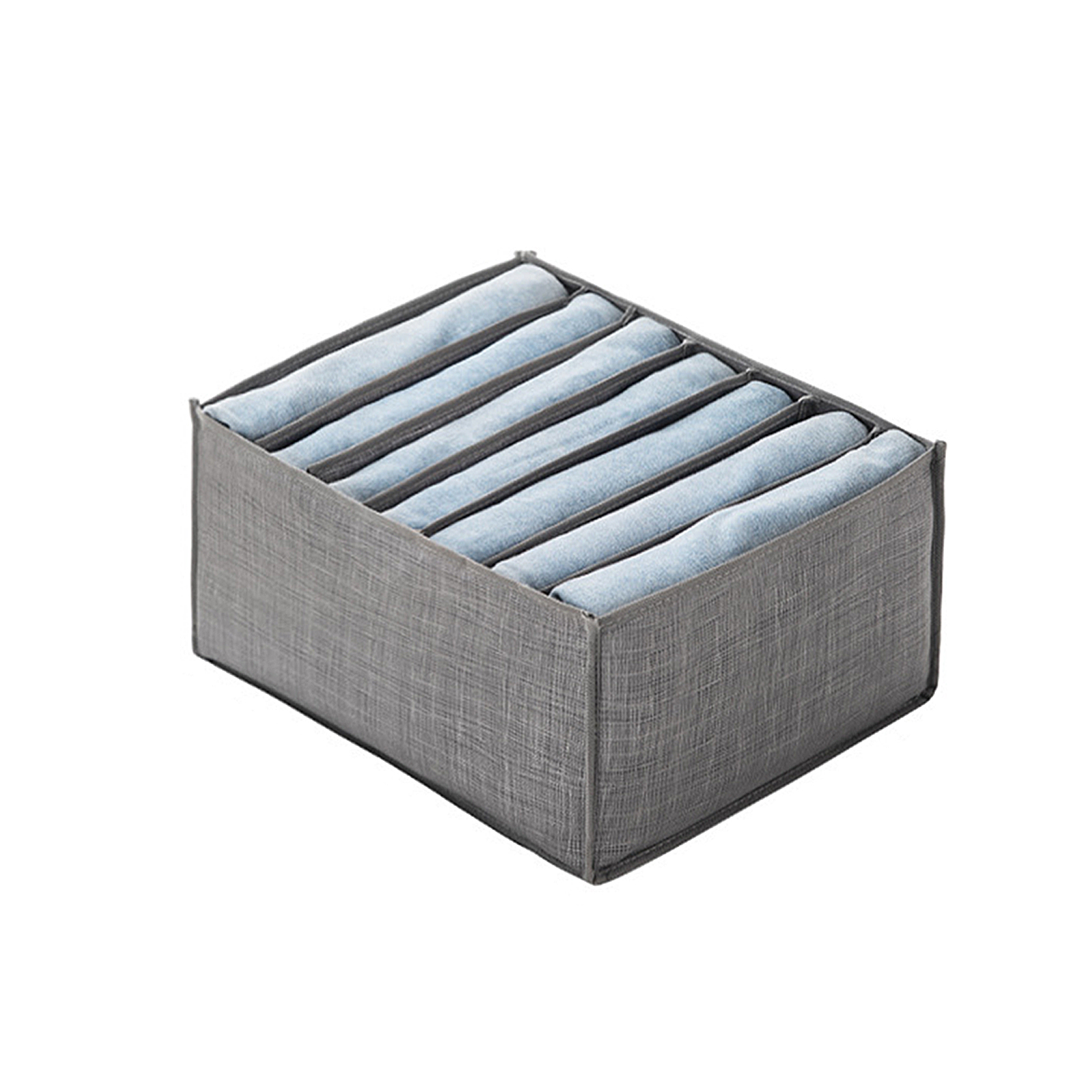 Schubladenorganizer Aus Vliesstoff Für Kleidung Mit 7 Oder 9 Fächern - Zur Aufbewahrung Von Socken, Unterwäsche, Jeans Und T-shirts (abmessungen: S 35×17×12cm / M 35×24×17cm / L 44×25×20cm)