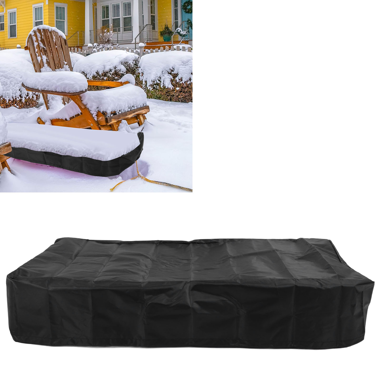 Schutzhülle Für Schlitten Mit Elastischem Kordelzug Aus 420d Oxford-gewebe – Größe 43 X 21 X 8 Zoll – Für Wintercamping Und Eisfischen