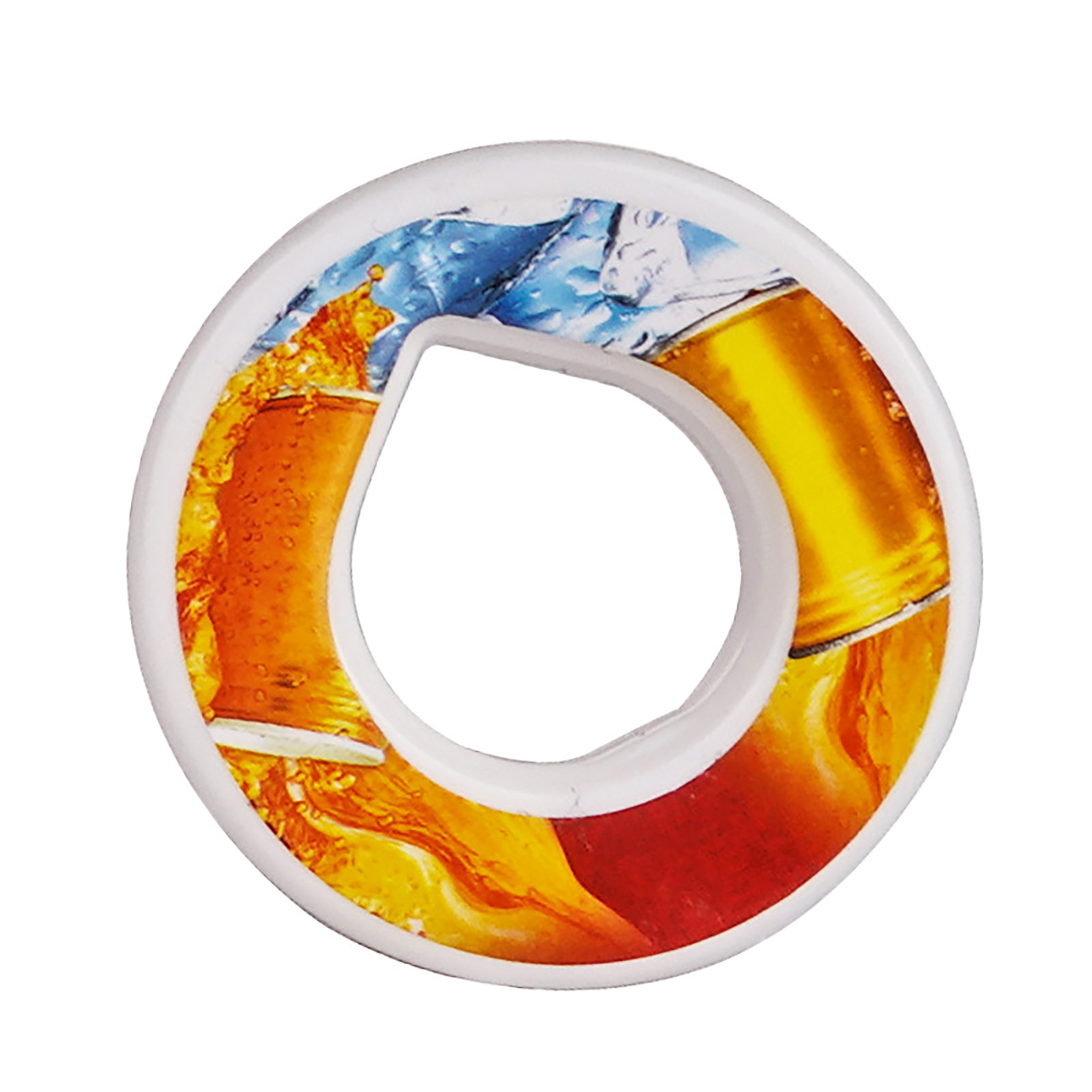 Wasserflaschenring Mit Fruchtduft (pp, 4,5 Cm), Mehrfarbig – 1 Ring, Innovatives Zucker- Und Kalorienfreies Trinkerlebnis