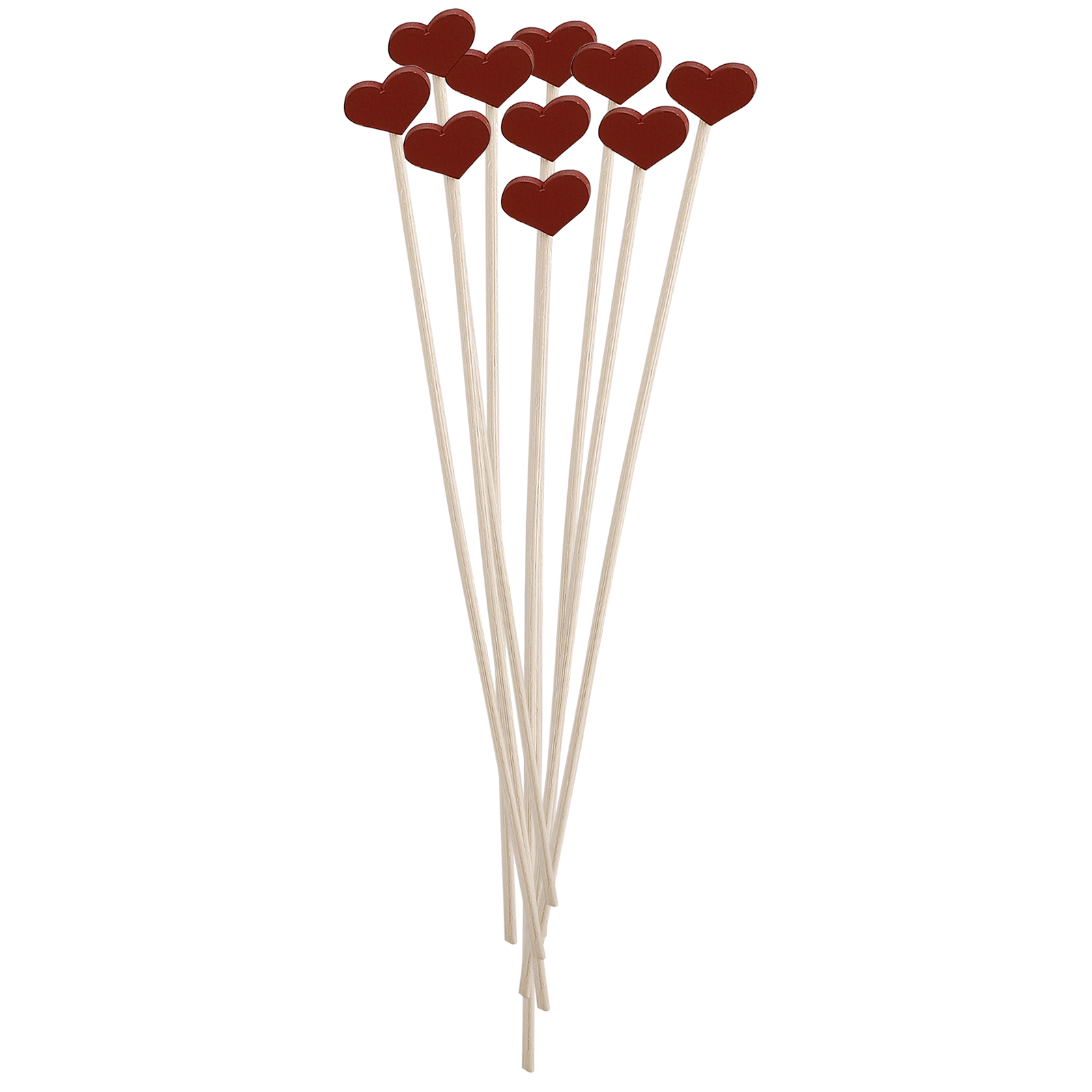 Umweltfreundliche Duftdiffusorstäbchen, Flammenlos, Allmähliche Absorption Und Lang Anhaltende Diffusion, Faser- + Holzstab, 10 Stück.
