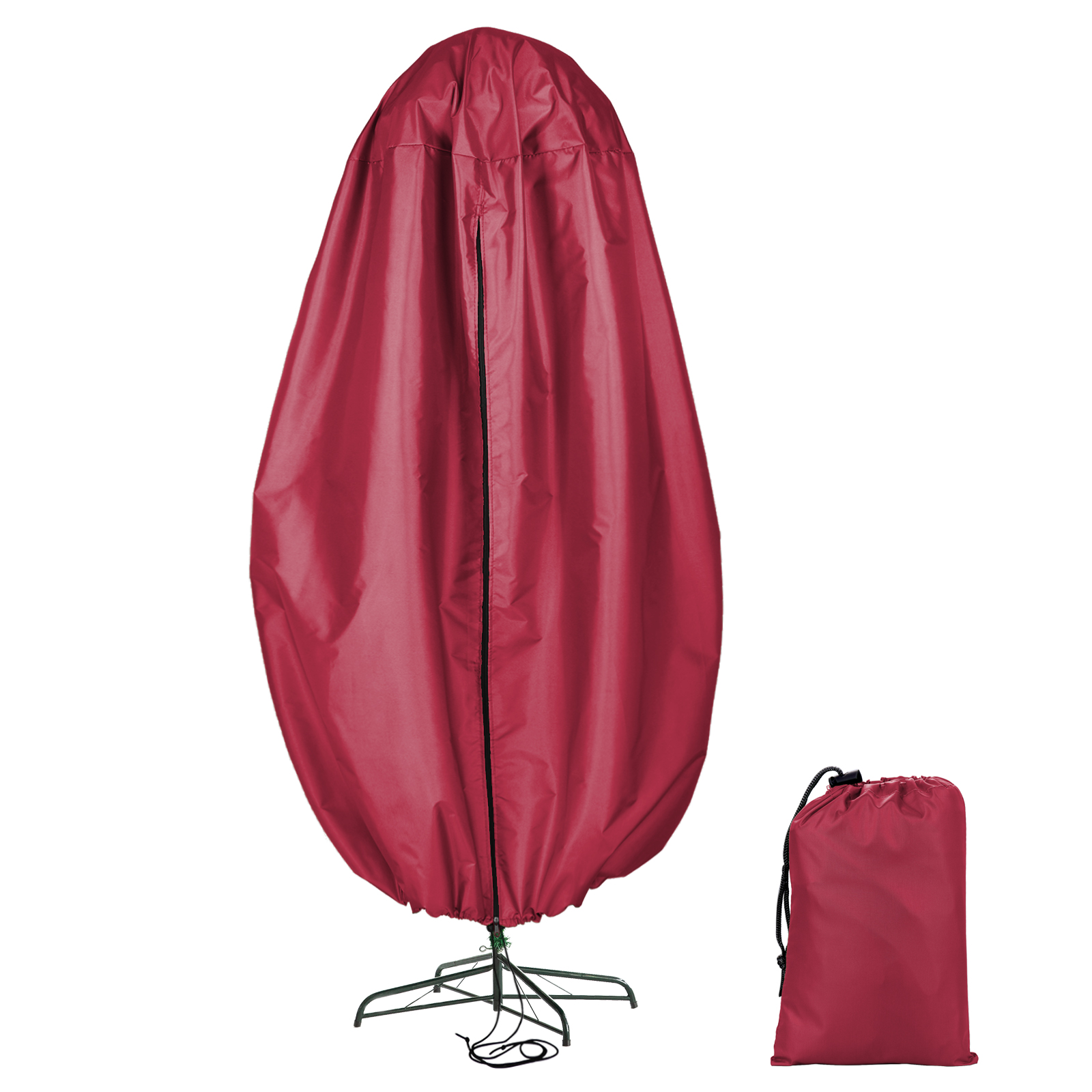 Schutzhülle Für Aufrechte Weihnachtsbäume [2,3 M], Wasserdichtes Oxford-gewebe [89 X 190 Cm], Rot