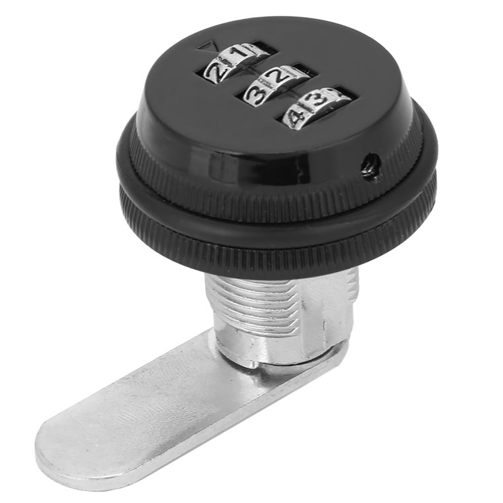 Kombinationssafe Aus Zinklegierung Mit Camlock-schutz, Dreistelliger Zahlencode, Schwarzes Modell