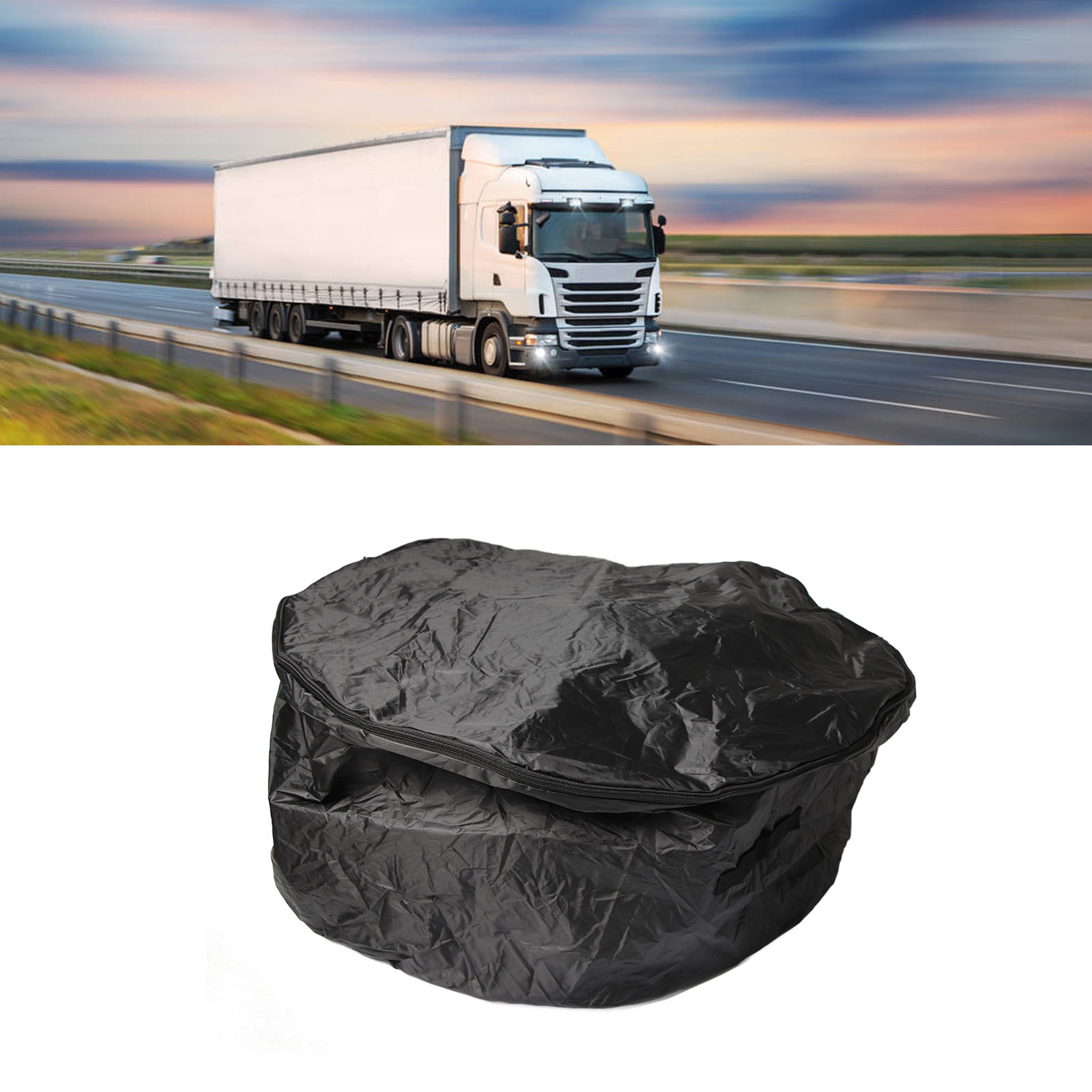 Universeller, Wasserdichter Und Multifunktionaler Radschutz, Schwarz, Groß, Für Lkws, Wohnmobile, Geländewagen Und Boote