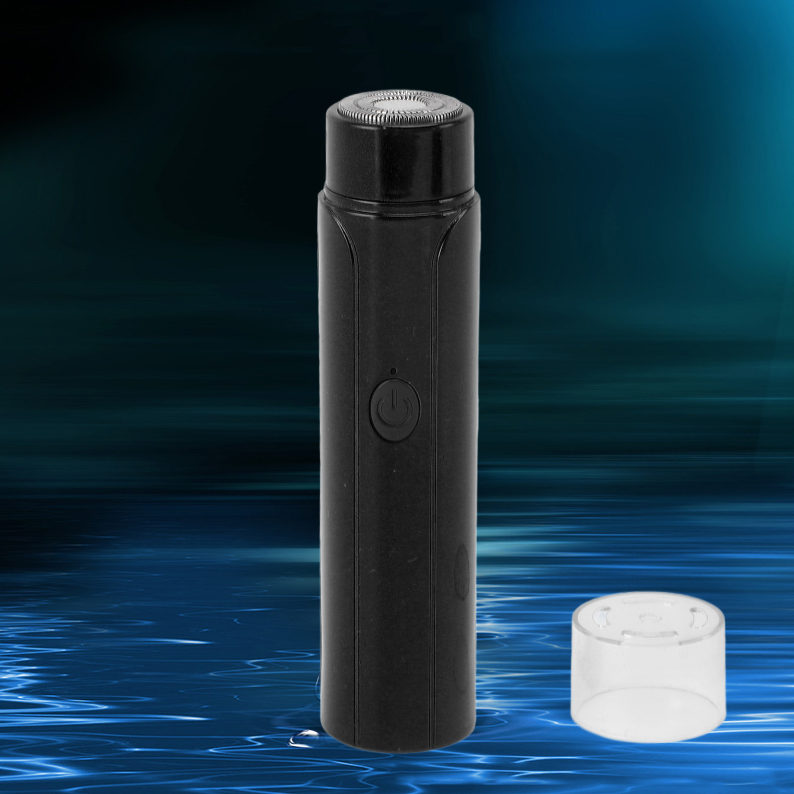 Hochleistungsfähiger, Tragbarer Und Wiederaufladbarer Barttrimmer, Schwarz, 500-mah-lithium-akku, Abs Und Edelstahl