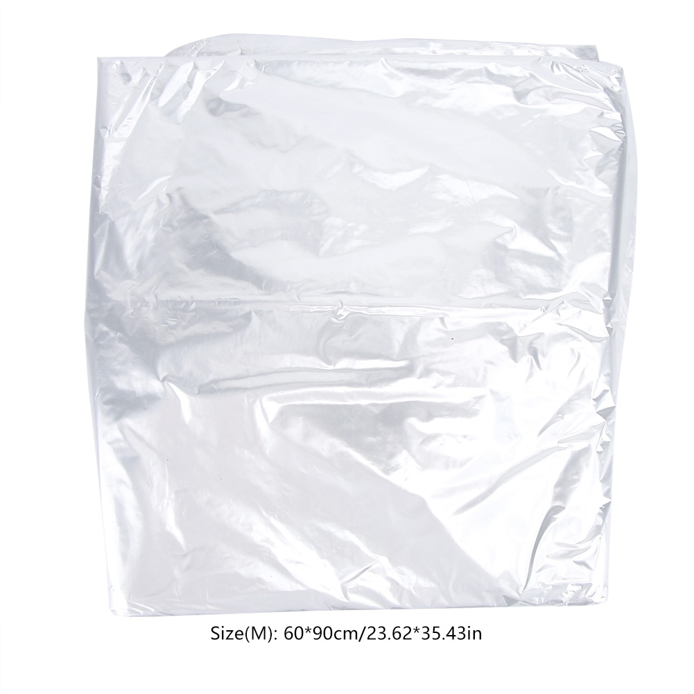 Transparente Schutzkleidungsbeutel, Staubbeutel, Premium-modell, 50er-packung, Größen M/l/xl (6090cm, Pe)