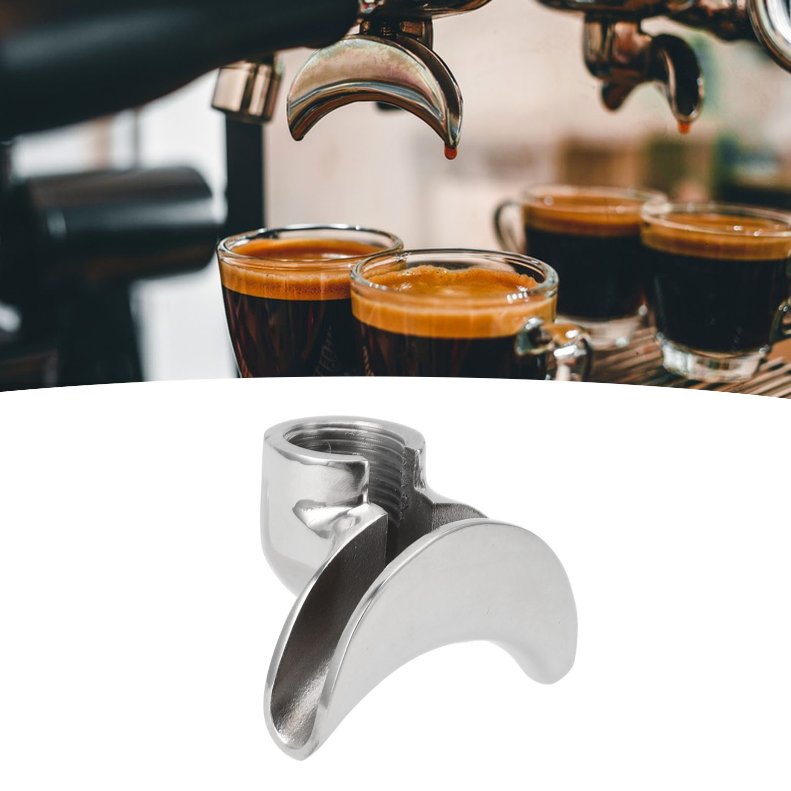 1,5 Mm Edelstahl-siebträgerdüse, Ersatz Für Expobar Halbprofessionelle Kaffeevollautomaten, 2-wege