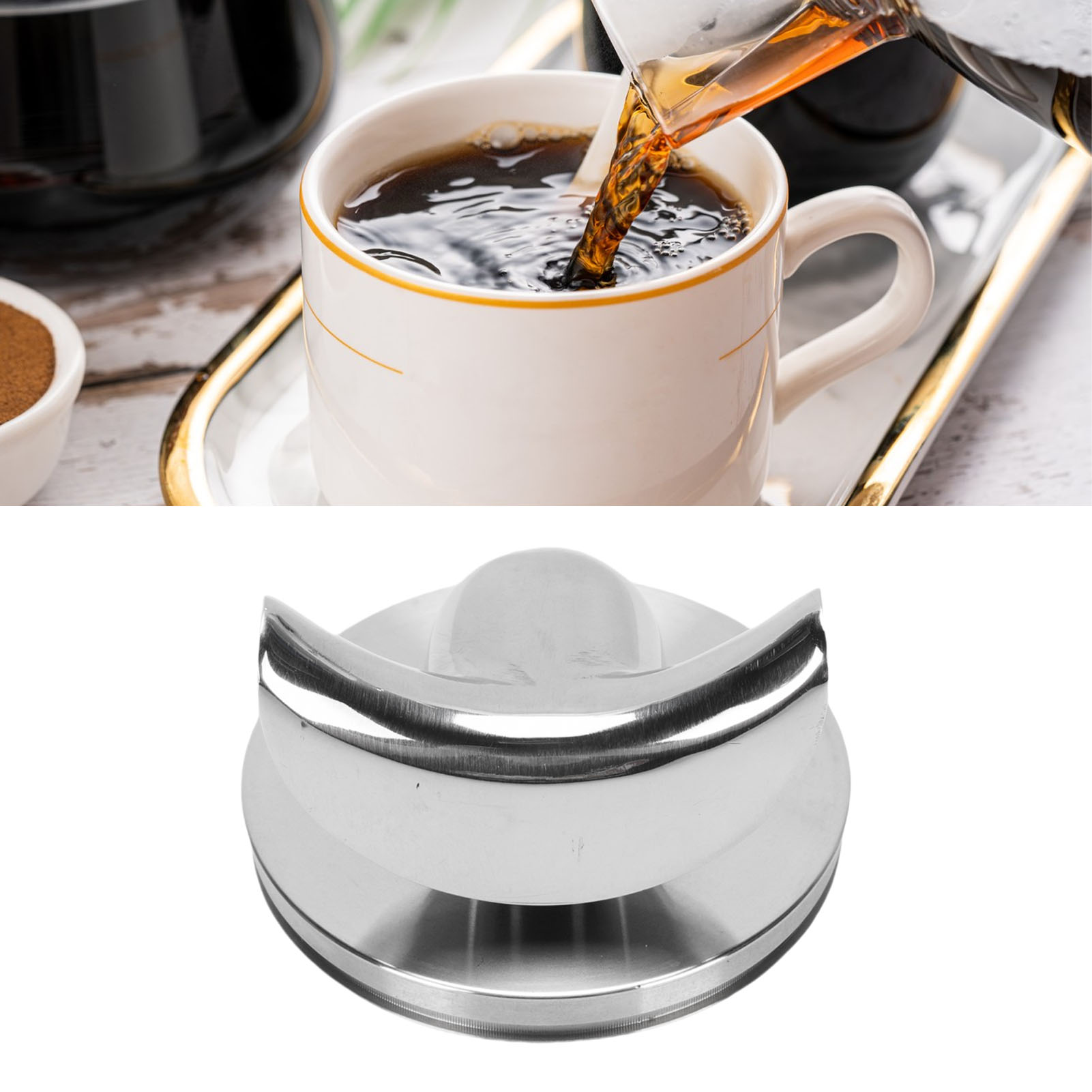 54-mm-siebträgerdüse – Auslauf/freifließend – Siebträgeraufsatz Aus Edelstahl 304 Für Kaffeemaschinen Mit Dichtungen