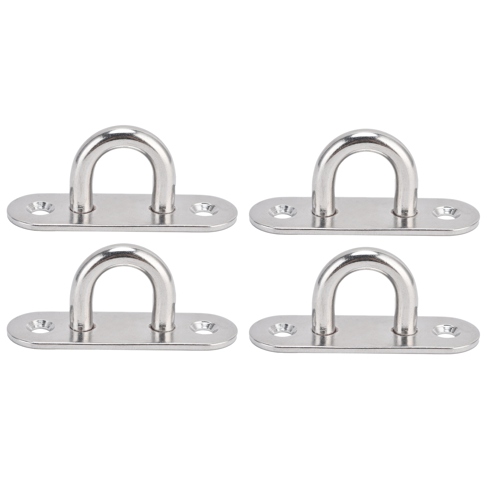 Ovaler Aufhängering [4 Stück] [edelstahl 304] [8 Mm] [befestigung Für Seil Und Draht] [ovale Löcher] [edelstahl]