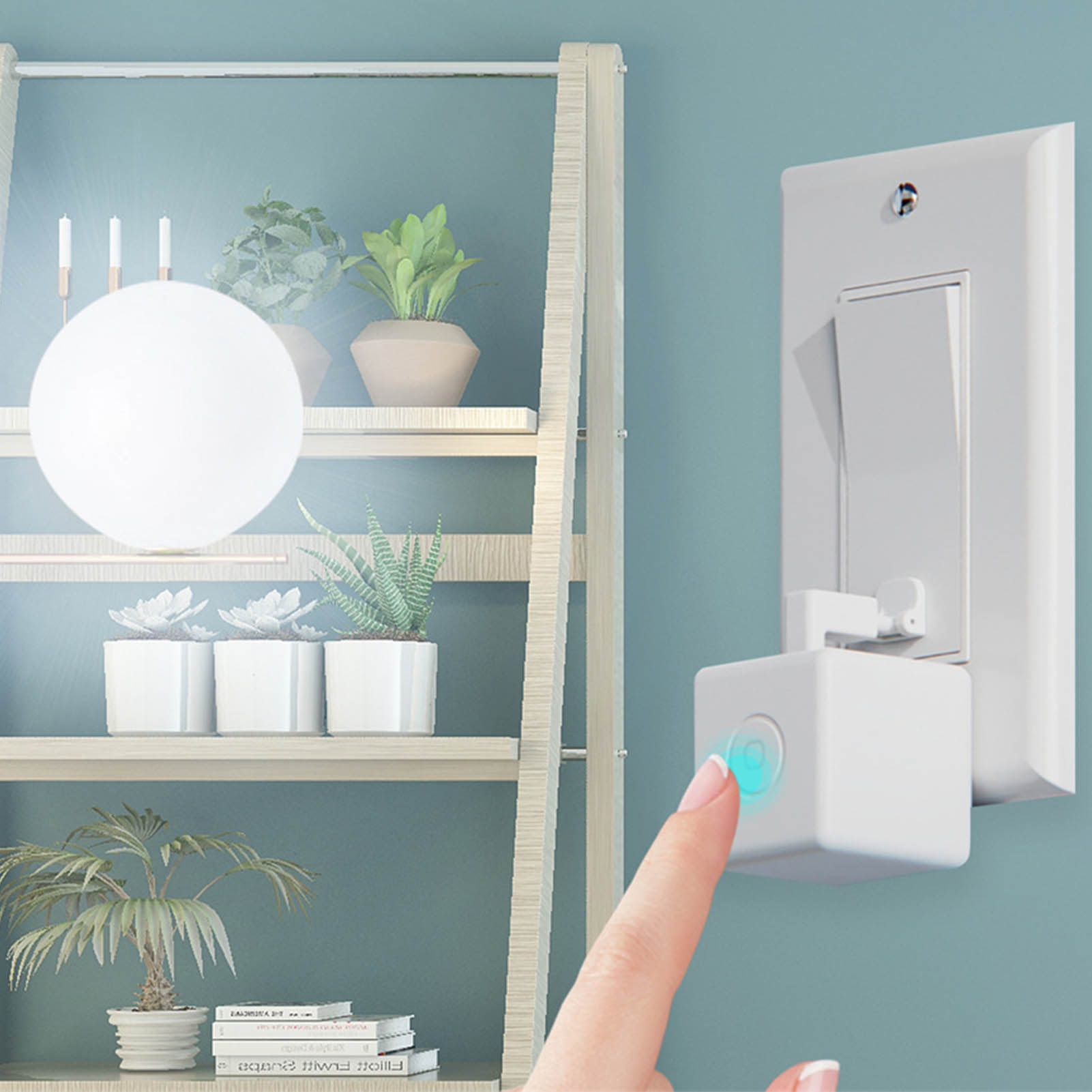 Fingerbot Mini Bluetooth-schaltroboter Mit App-steuerung Und Klebebefestigung Für Garagentore Und Saugroboter