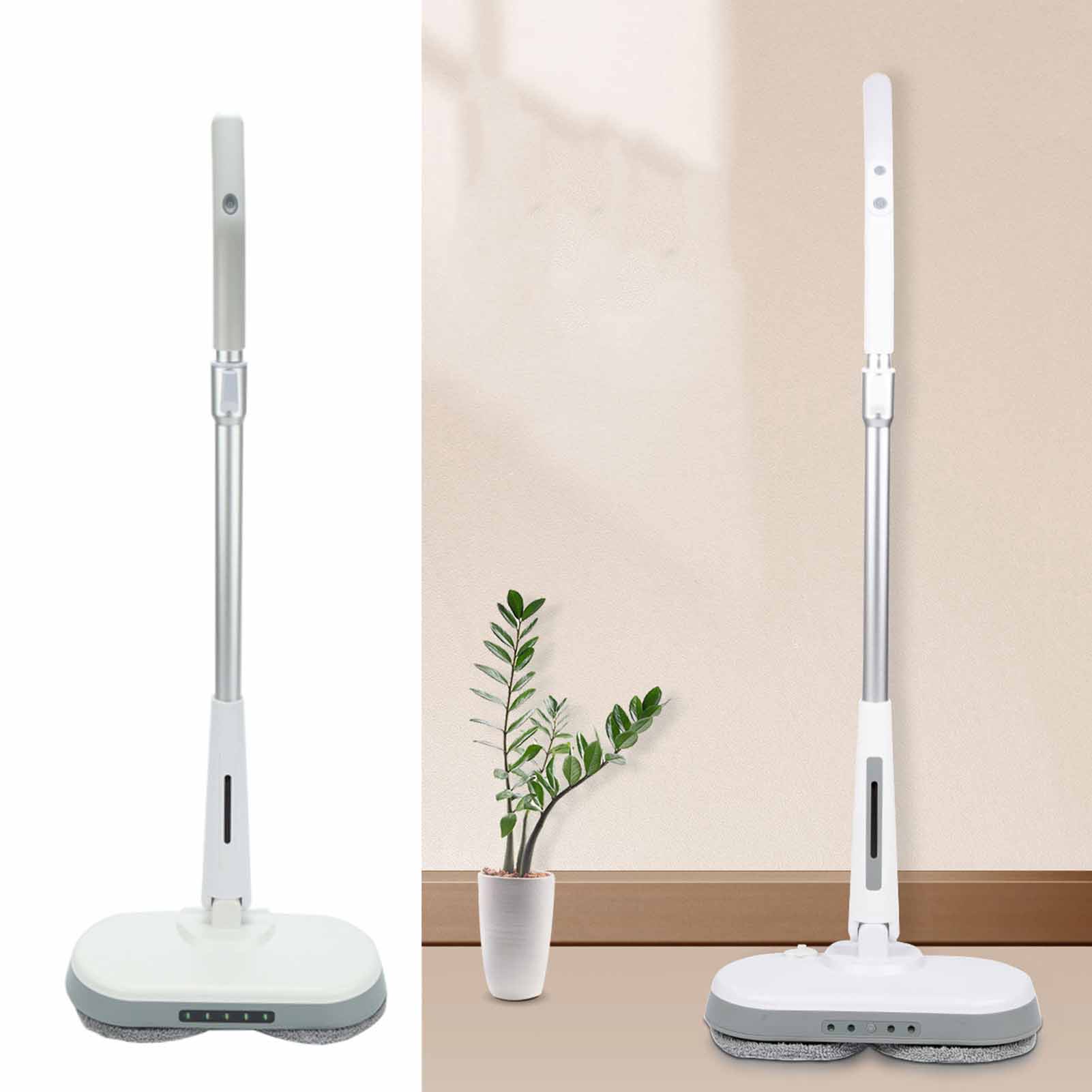 Kabelloser Elektrischer Wischmopp Für Glatte Böden (eigenmarke) – Intelligenter Mopp Mit Wassersprühfunktion, Kabelloses Design, Abs Und Edelstahl, Eu-stecker 220 V, Ca. 2500 G, Vielseitig Einsetzbar