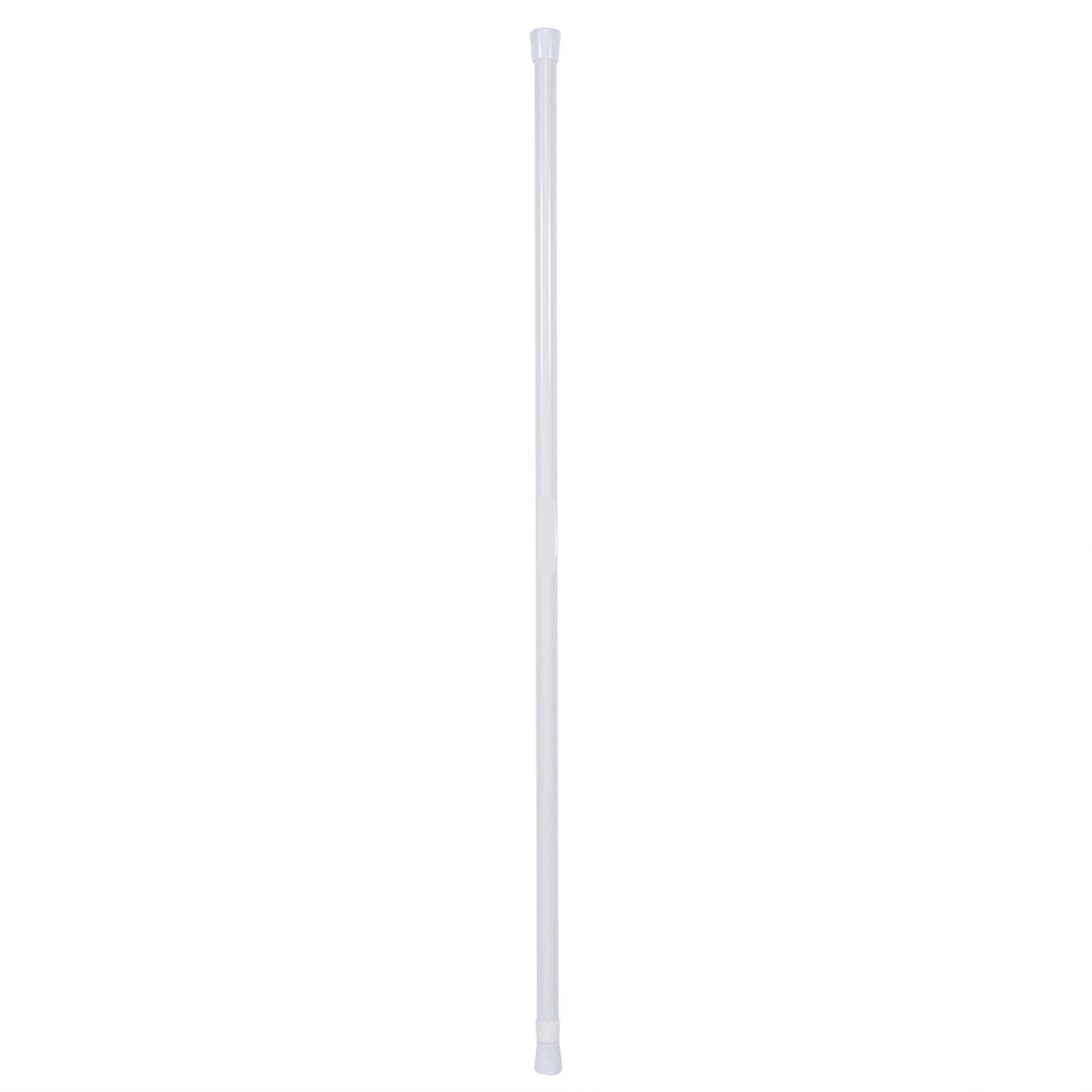 Teleskop-duschvorhangstange Und Badezimmerfensterstange Mit Federsystem, 85–150 Cm, Geeignet Für Türen Bis 2 Kg, Aus Eisen Mit Trockenlack, Inklusive Montageset