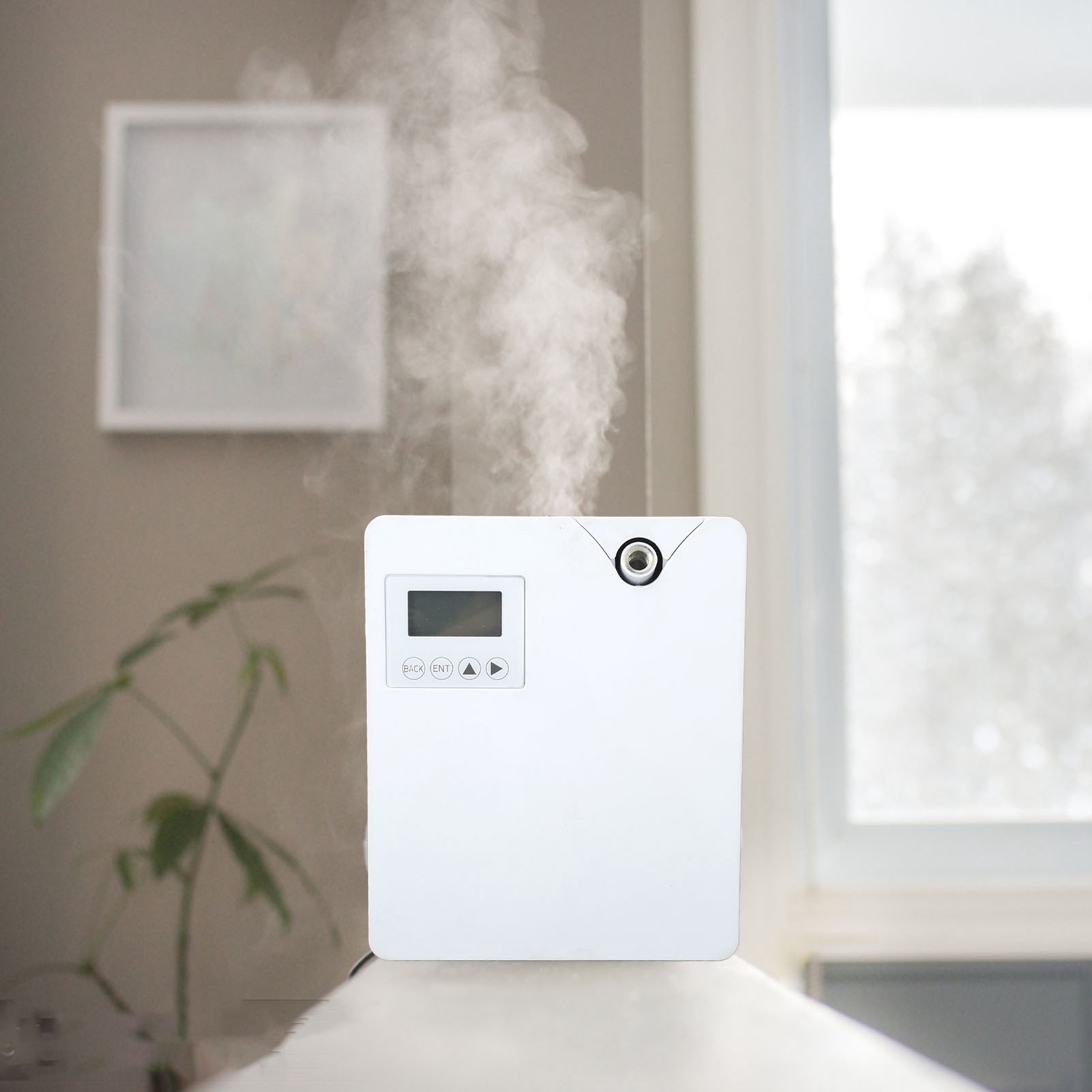 Mini-duftdiffusor, Verneblersystem Zur Verteilung Ätherischer Öle In Hotelbädern, Geräuscharmes Abs-design, Luftbefeuchter Mit 9 Zubehörteilen