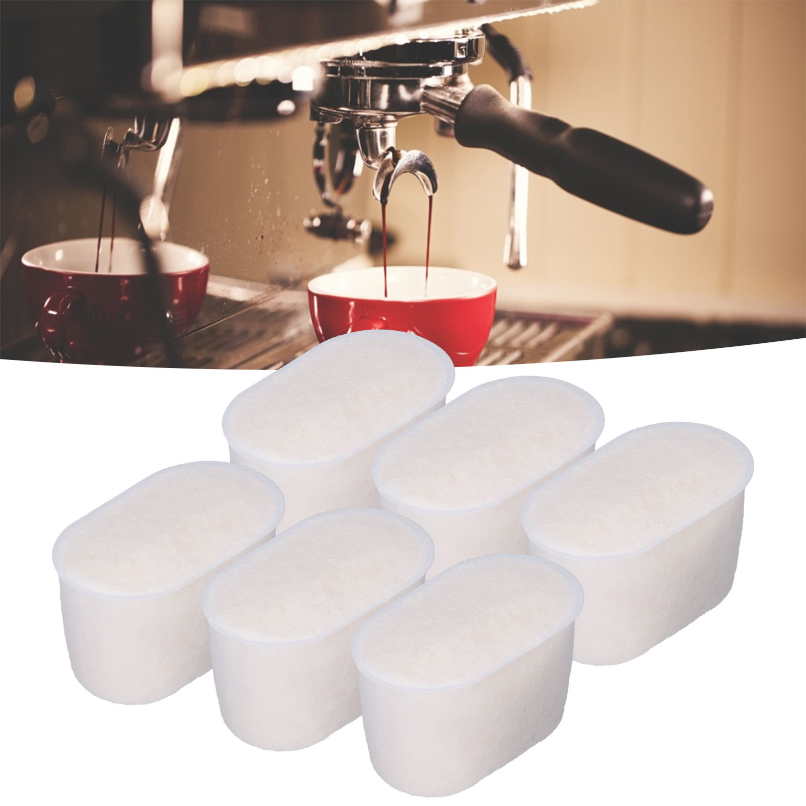 6er-pack Harz-wasserfilter Für Kaffeemaschinen: Kompatibles Zubehör: Bes920xl/bes980xl/bes900xl/bes860xl/bes870xl/bes840xl/bkc600xl/bkc700xl