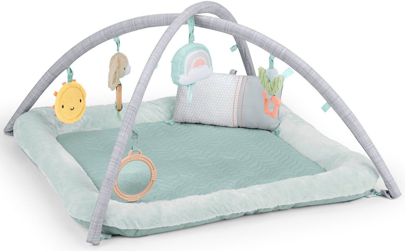 Ingenuity Calm Spring Extra Soft Baby Play Mat With 6 Detachable Sensory Toys Bild 4