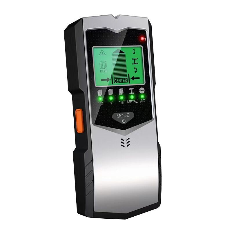 5-in-1-metalldetektor – Lcd-bildschirm – 9-v-netzteil (batterie Nicht Enthalten) – Silber