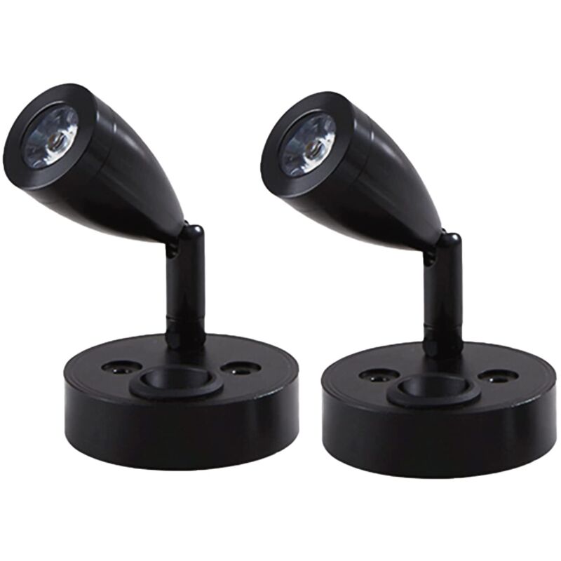 Zwei 12-v-led-leselampen – Verstellbarer Schalter – 6000 K Farbtemperatur, Weißes Licht