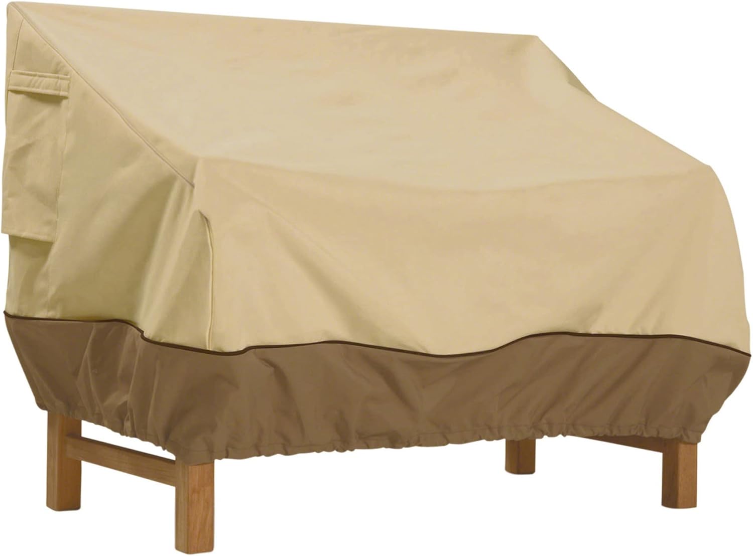 Wasserdichte, Winddichte Und Staubdichte Outdoor-sofahülle, 210d: 224 X 83 X 84 Cm – Beige/kaffee