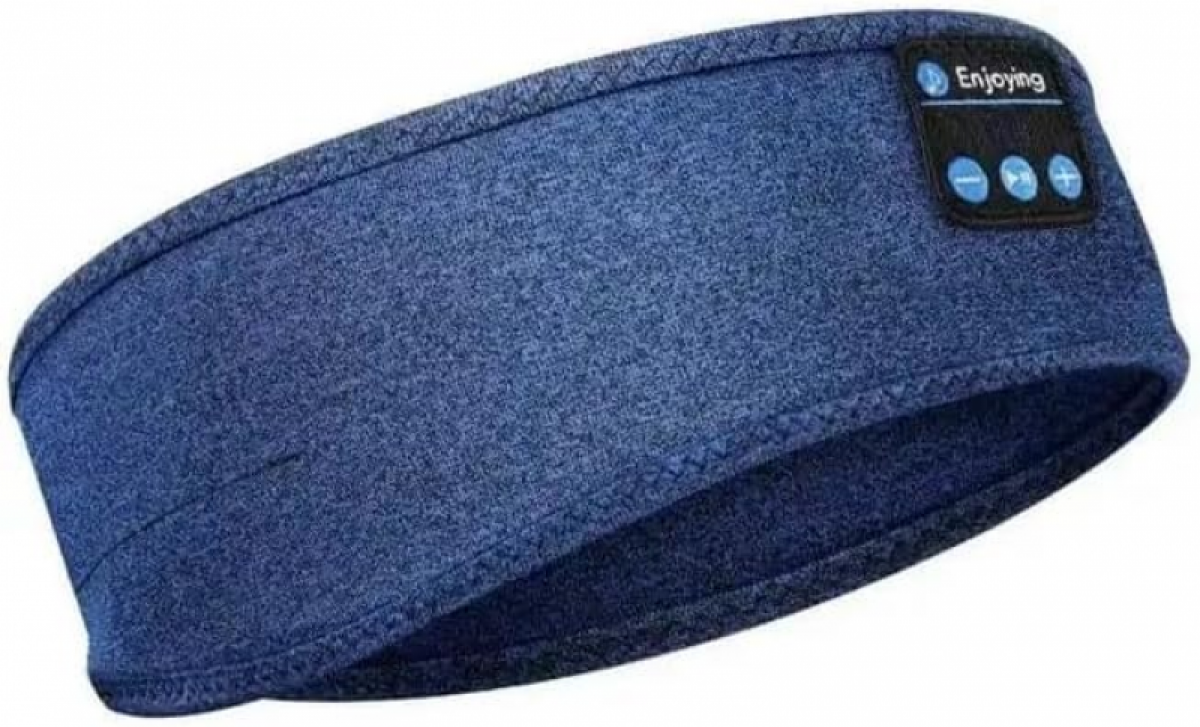 Bluetooth-schlafkopfhörer, Sport-stirnband, Schlafkomfort, Bluetooth V5.2, Musik, Schlaf, Training, Reisen, Blau