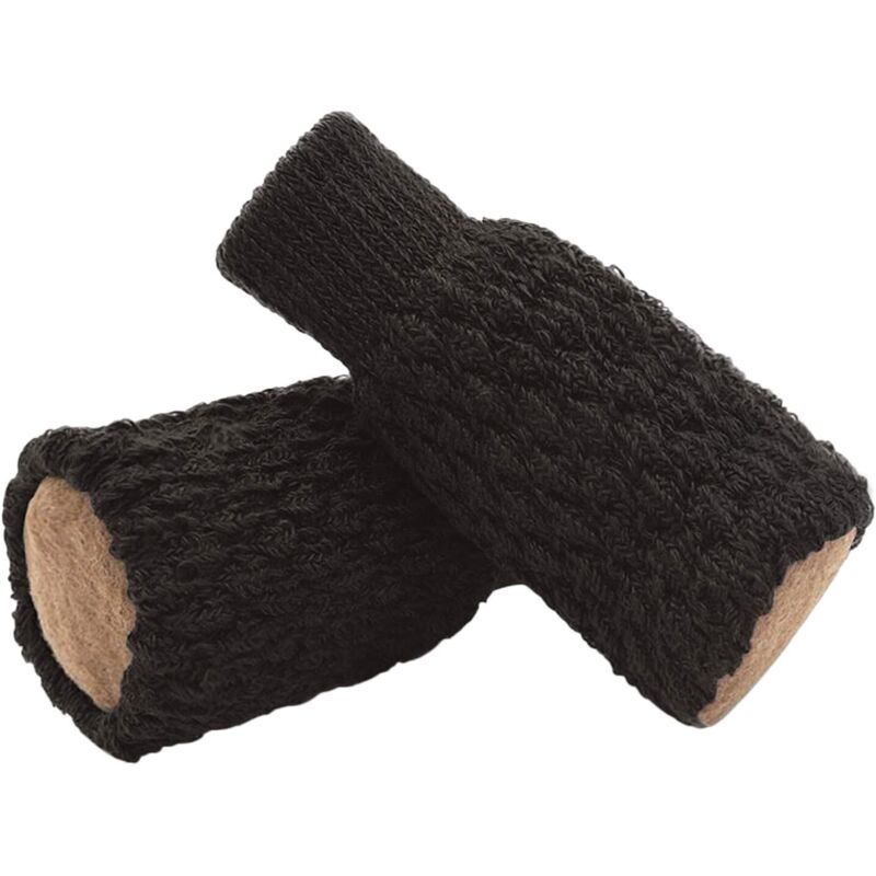 Set Aus 24 Gestrickten Stuhlhussen, Kratzfest, Schalldämmend, Mit Dickem Elastischem Kissen.