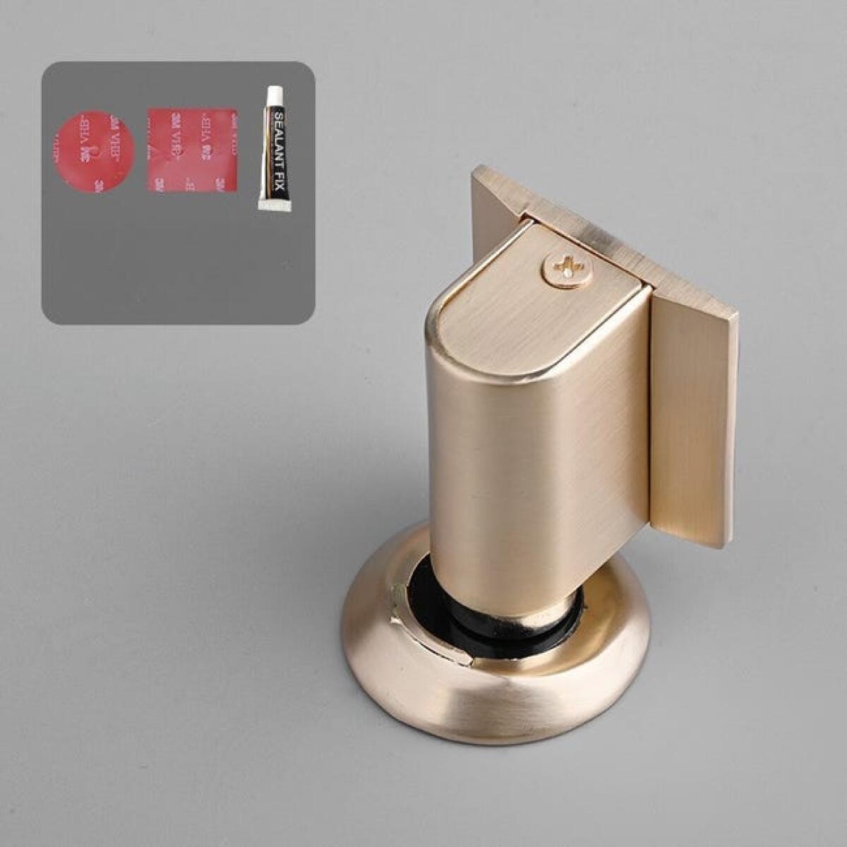 Magnetischer Türstopper, Kein Bohren Erforderlich, Gebürstetes Gold – Eleganter Schutz Für Ihre Tür