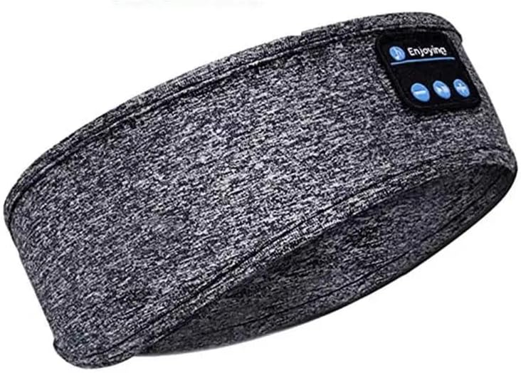 Bluetooth-schlafkopfhörer, Sport-stirnband, Schlafkomfort, Bluetooth V5.2, Musik, Schlaf, Training, Reisen, Grau