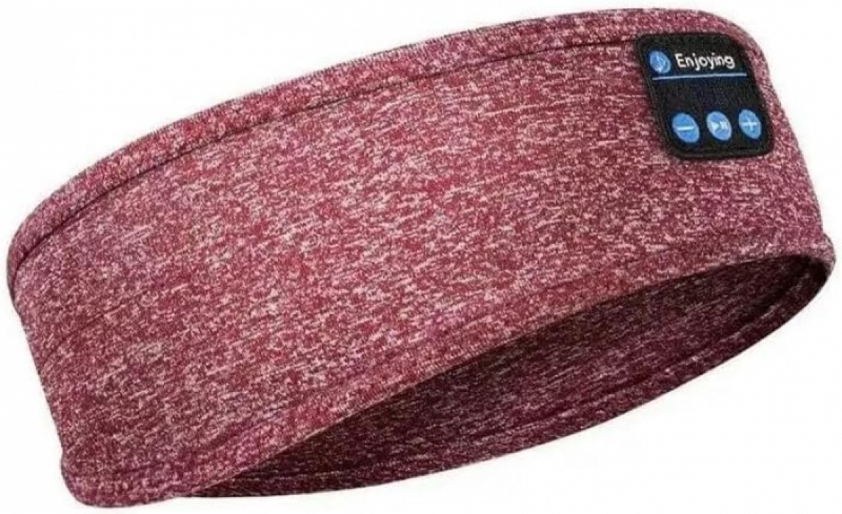 Bluetooth-schlafkopfhörer, Sport-stirnband, Schlafkomfort, Bluetooth V5.2, Musik, Schlaf, Training, Reisen, Rot