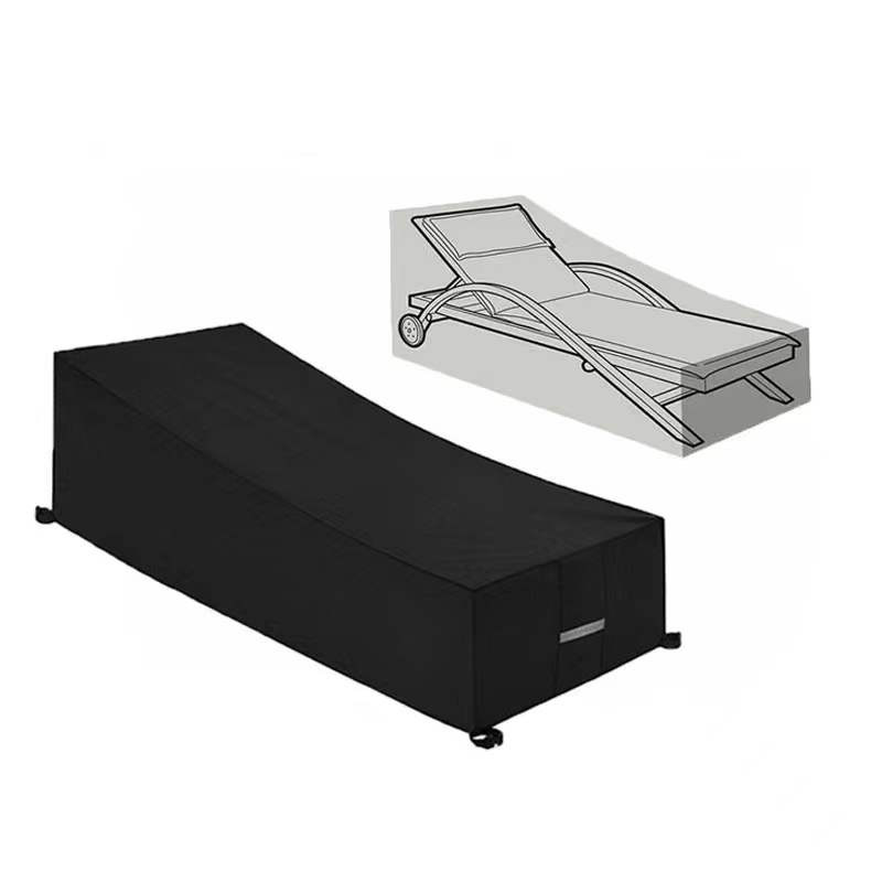 Wasserdichte, Winddichte Und Uv-beständige Schutzhülle Aus 210d-gewebe, 200 X 70 X 40/80 Cm – Schwarz