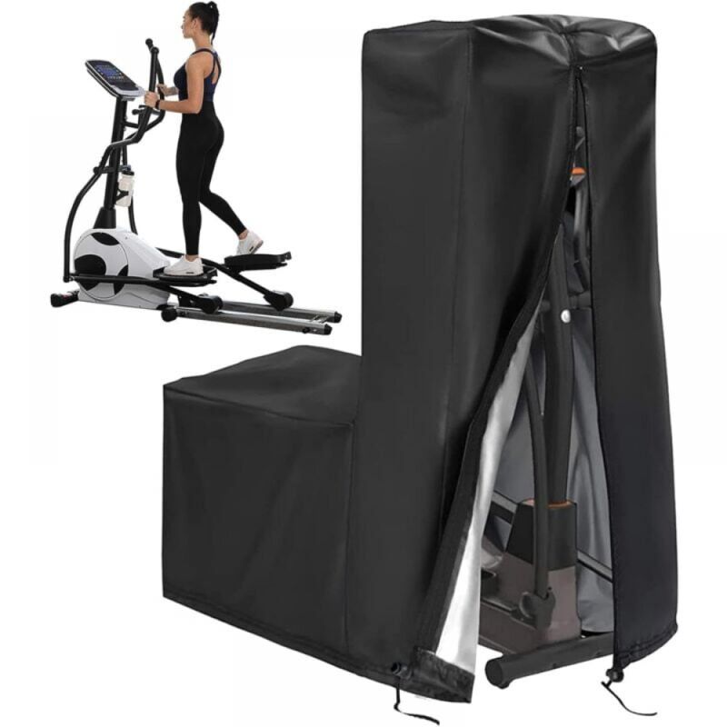 Wasserdichte Schutzhülle Für Ellipsentrainer – 420d Oxford-gewebe – Schwarz, 165 X 65 X 140 Cm