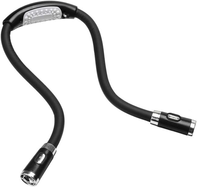 Led-nackenleselampe – Freihändig, Flexibel – Ideal Zum Lesen, Stricken Und Auf Reisen