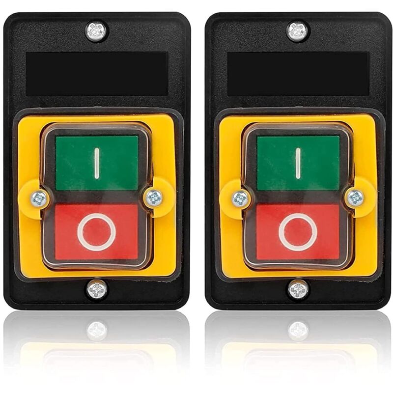 2-teiliger Wasserdichter Druckknopf-ein/ausschalter Ac220v/380v 10a Für Mechanische Geräte.