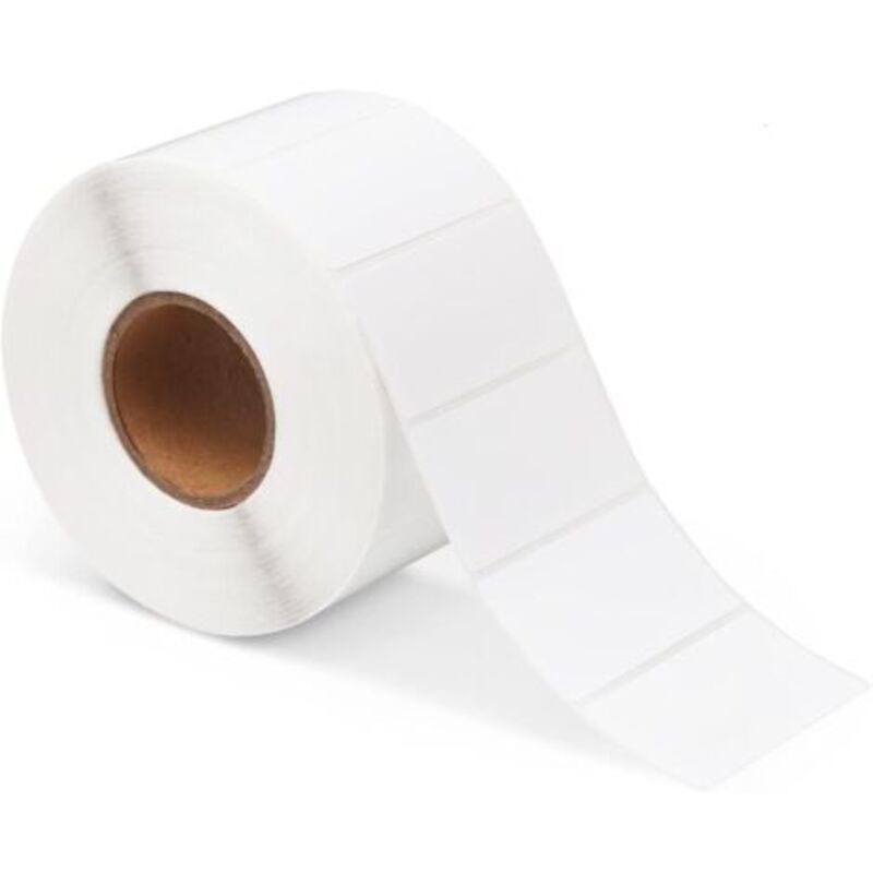 Eine Packung Mit 2000 Weißen Selbstklebeetiketten, 60 X 20 Mm – Ausgezeichnete Haftung – Zum Bedrucken Von Adress- Und Preisetiketten.