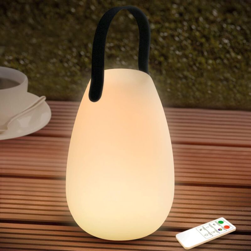 Led-außenstrahler Mit 16 Farben, Einstellbarer Helligkeit, Usb-aufladung – Schutzart Ip54 (wasserdicht) – Inklusive Fernbedienung