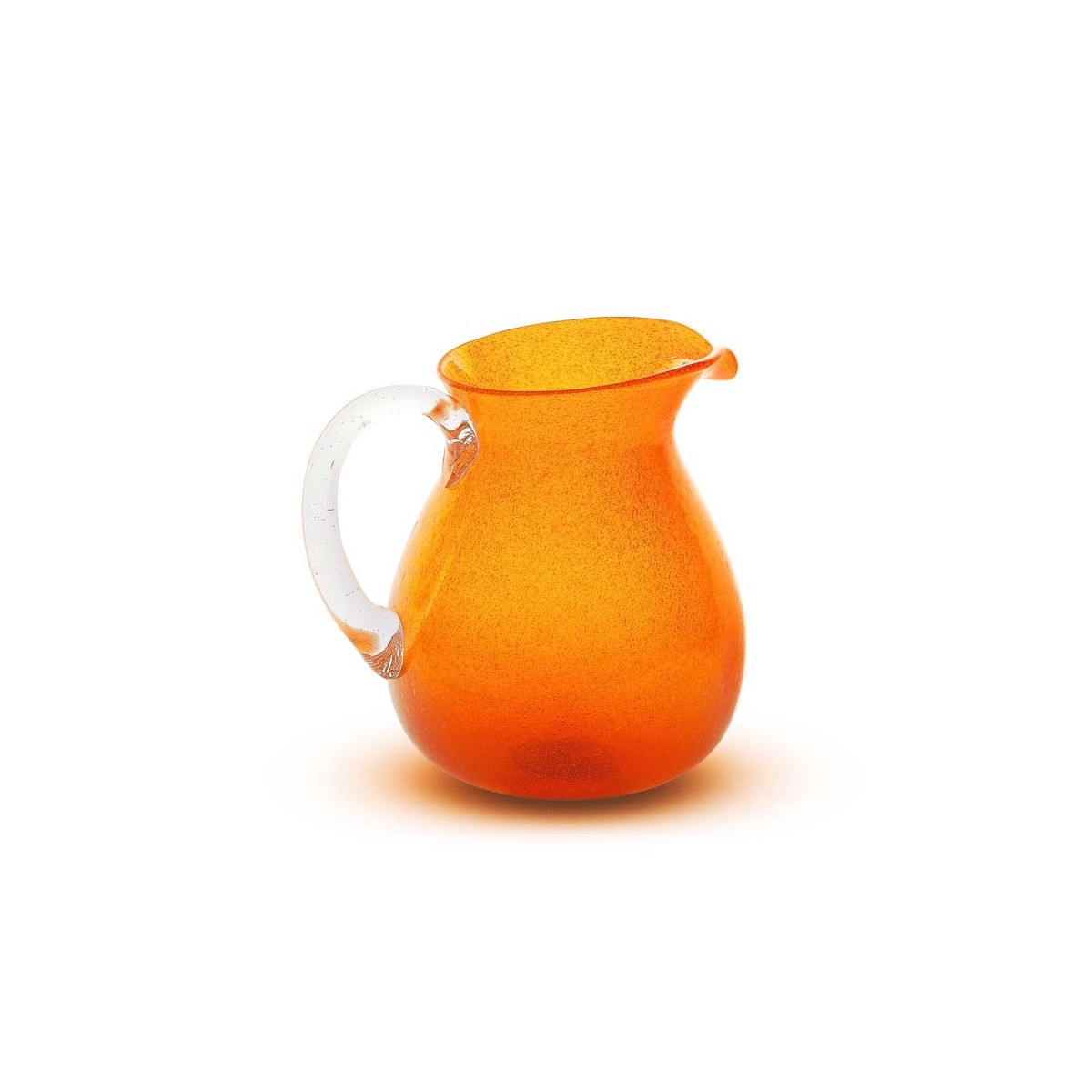 Mandarinenfarbene Glaskaraffe Memento Originale 1,6 L