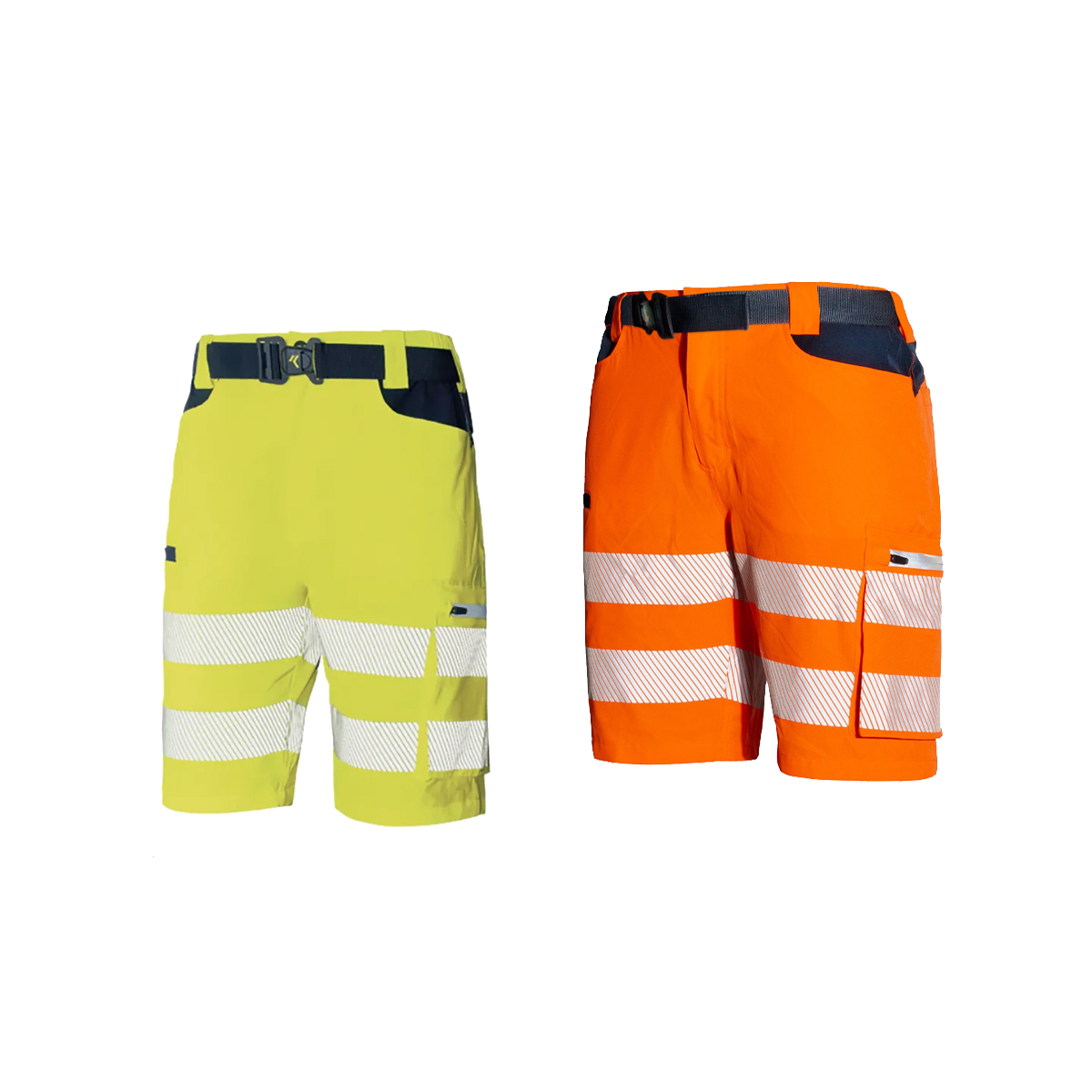 Industrial Starter Hv Softshell Light Warnschutz-bermuda - Xxl - Orange