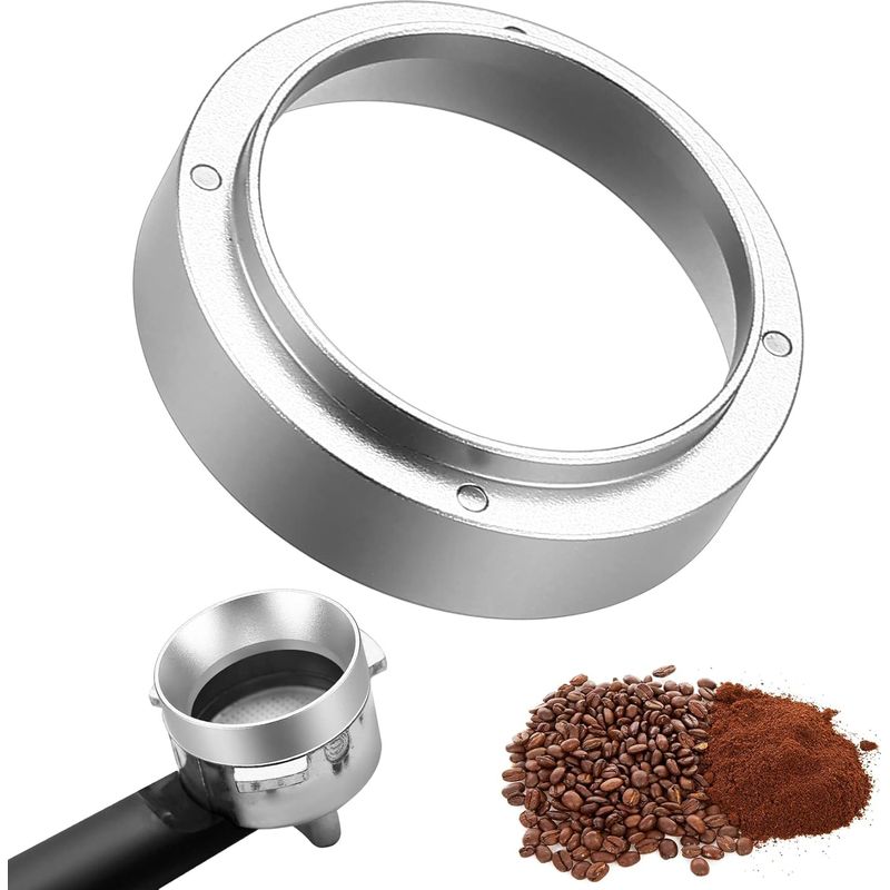 51-mm-kaffeedosierring, Espressotrichter, Kaffeemaschinenzubehör, Dosierring Aus Aluminium Mit Magnetverschluss, Fülltrichter Für Präzises Dosieren Von Kaffeetassen