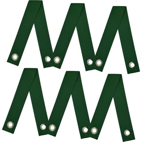 Baumstützbänder Für Den Garten, 6er-set Grüne Nylonbänder, Beschlagfreier Halt Für Jungpflanzen, Starker Windschutz, Stabile Astbinder