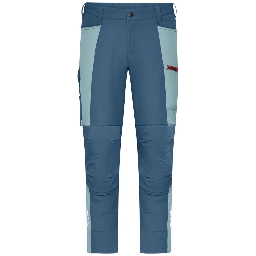 James & Nicholson Bundhose 4-wege-stretch Jn1884 Gr. 52 Deep-blue/steel-blue