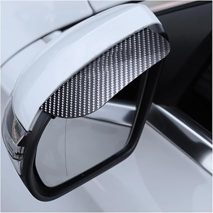 2-teilige Regenhülle Für Rückspiegel, Regenschutz Aus Kohlefaser Für Rückspiegel, Regenfeste Auto-rückspiegelhülle, Zubehör Für Auto-seitenspiegel