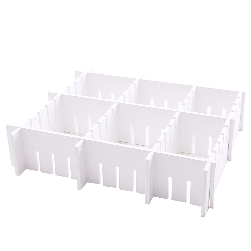 16 Schubladeneinteiler, 39 X 7 Cm, Schmal, Kunststoff, Verstellbarer Diy-schubladenorganizer, Modularer Organizer Für Kleidung, Schlafzimmer, Badezimmer, Küche, Büro, Aufbewahrung, Weiß