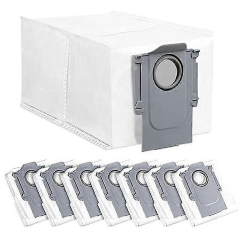 8er-pack Ersatzstaubbeutel, Kompatibel Mit Dem Roborock Q Revo Saugroboter, Großes Fassungsvermögen