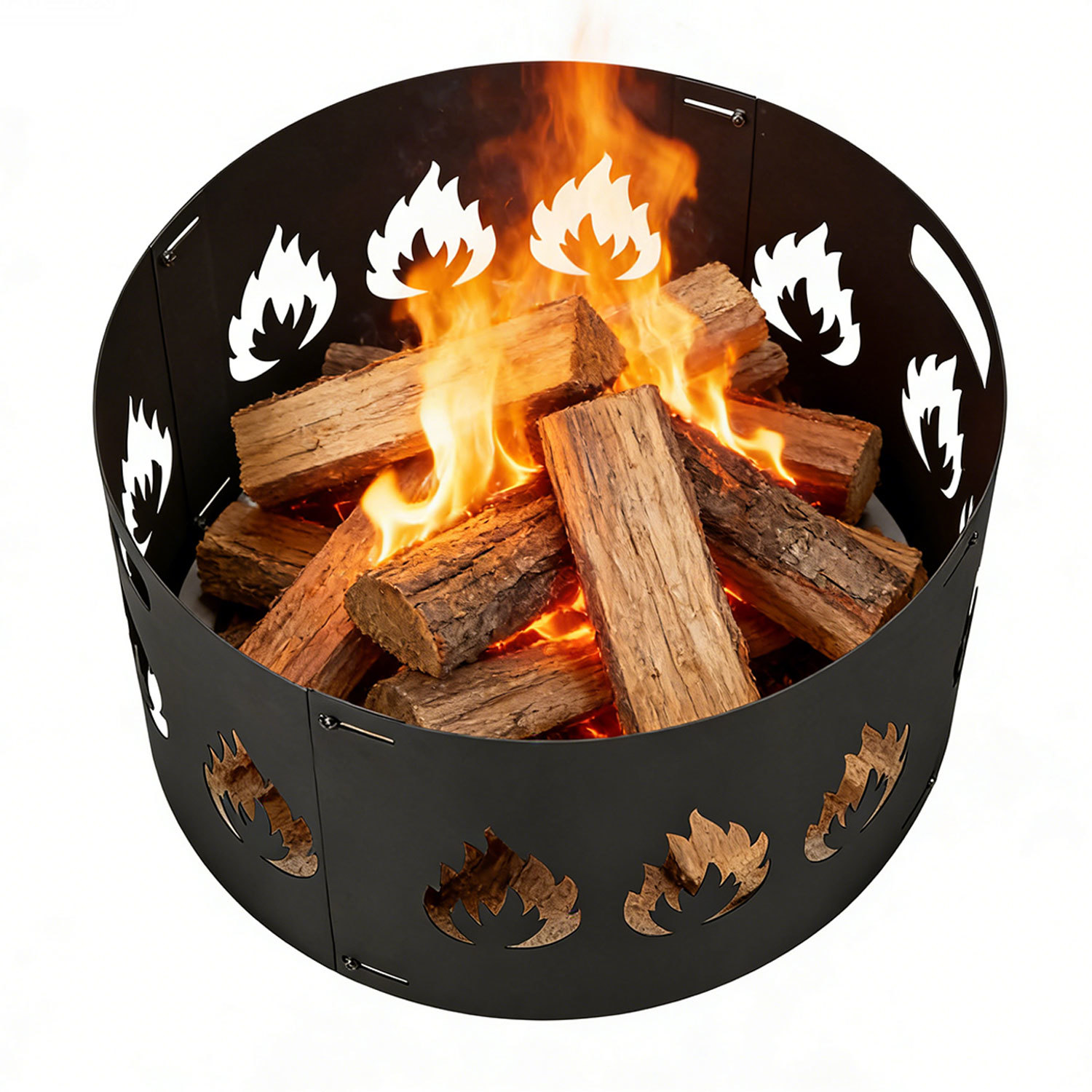 Jiubiaz Funkenschutz, Spritzschutzhaube, Hitzebeständige, Zusammensteckbare Brandschutzhaube, Mit Griff, Aus Eisen