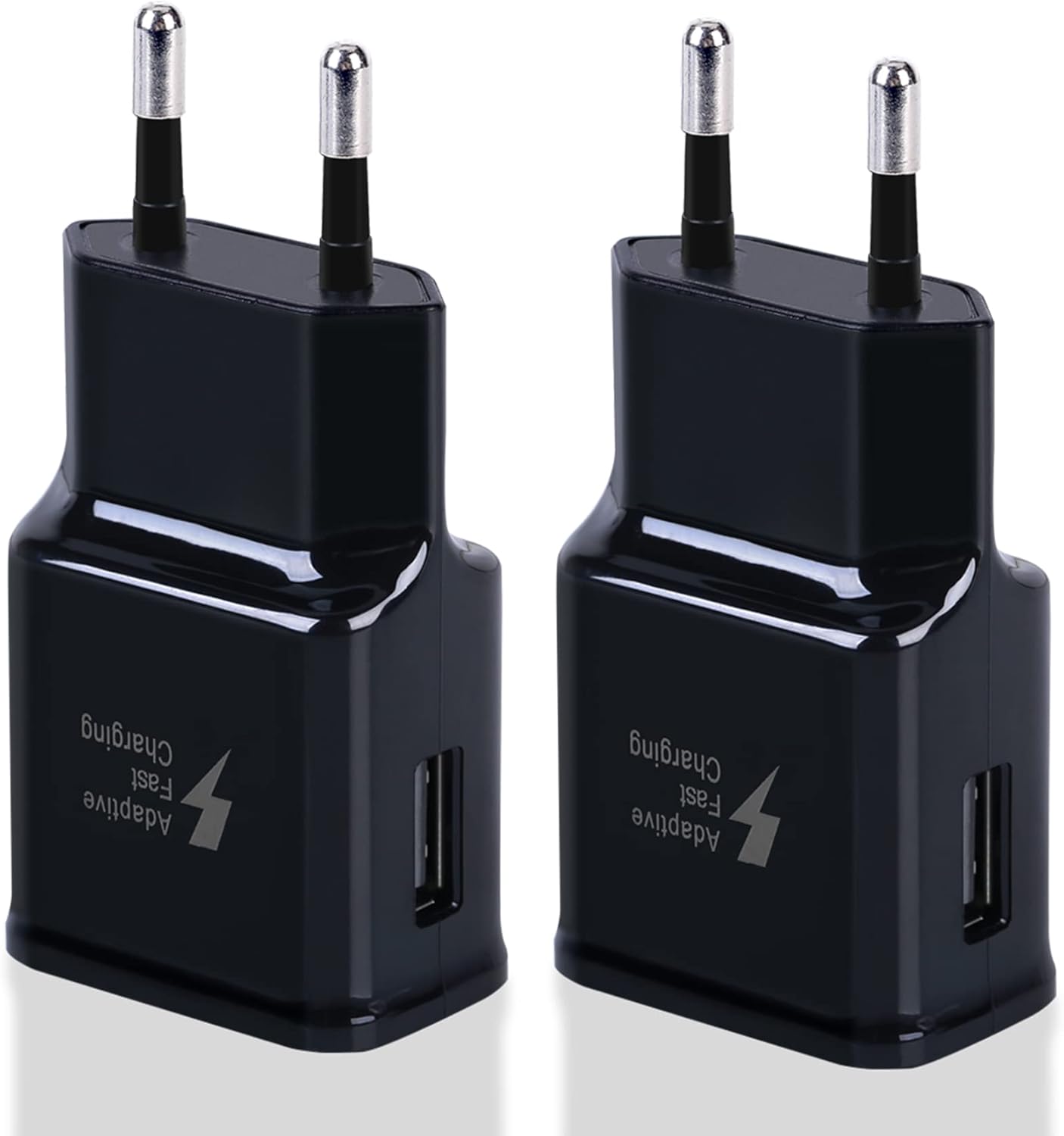 2er-pack Schnellladeadapter Für Usb 22/21/20/10/10e/6/7/8/9/edge/plus/active/a13/15/72/53 5g, Note 5/8/9, 2/3/xl Und Andere Smartphones