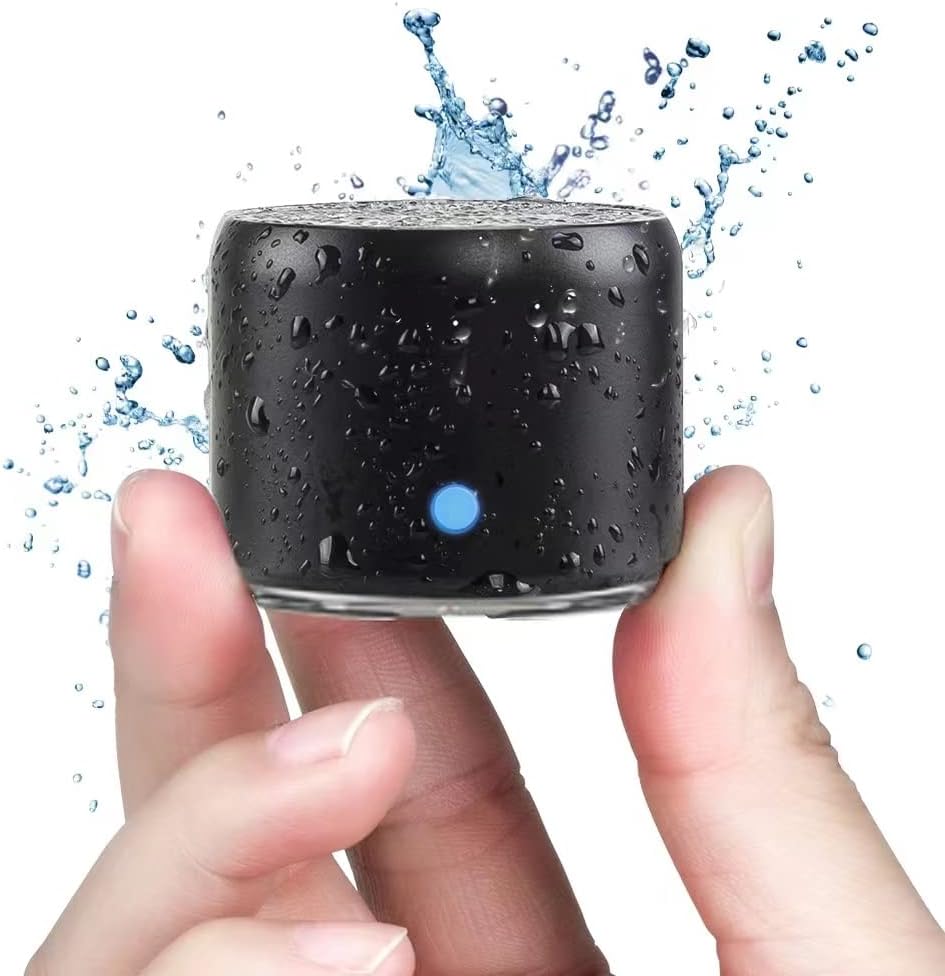 A106 Pro Mini Aktiver Tragbarer Bluetooth-lautsprecher Mit Extra Bass, Mini-lautsprecher Perfekt Für Dusche, Schlafzimmer, Fahrrad (schwarz)