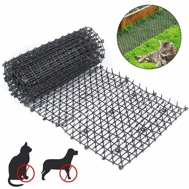 Katzenabweisende Matte 200 X 30 Cm – Kunststoffspitzen Zur Abwehr Von Hunden Und Katzen – Schutz Für Zimmergärten