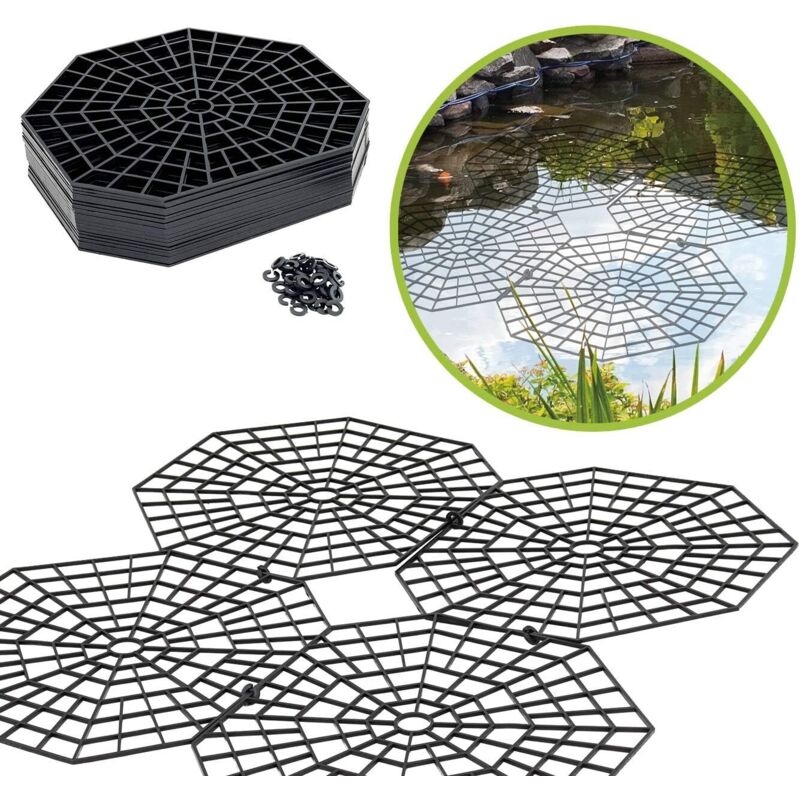 Teichschutzgitter Vogelschutz Für Gartenteiche Fischschutz – 20er-packung