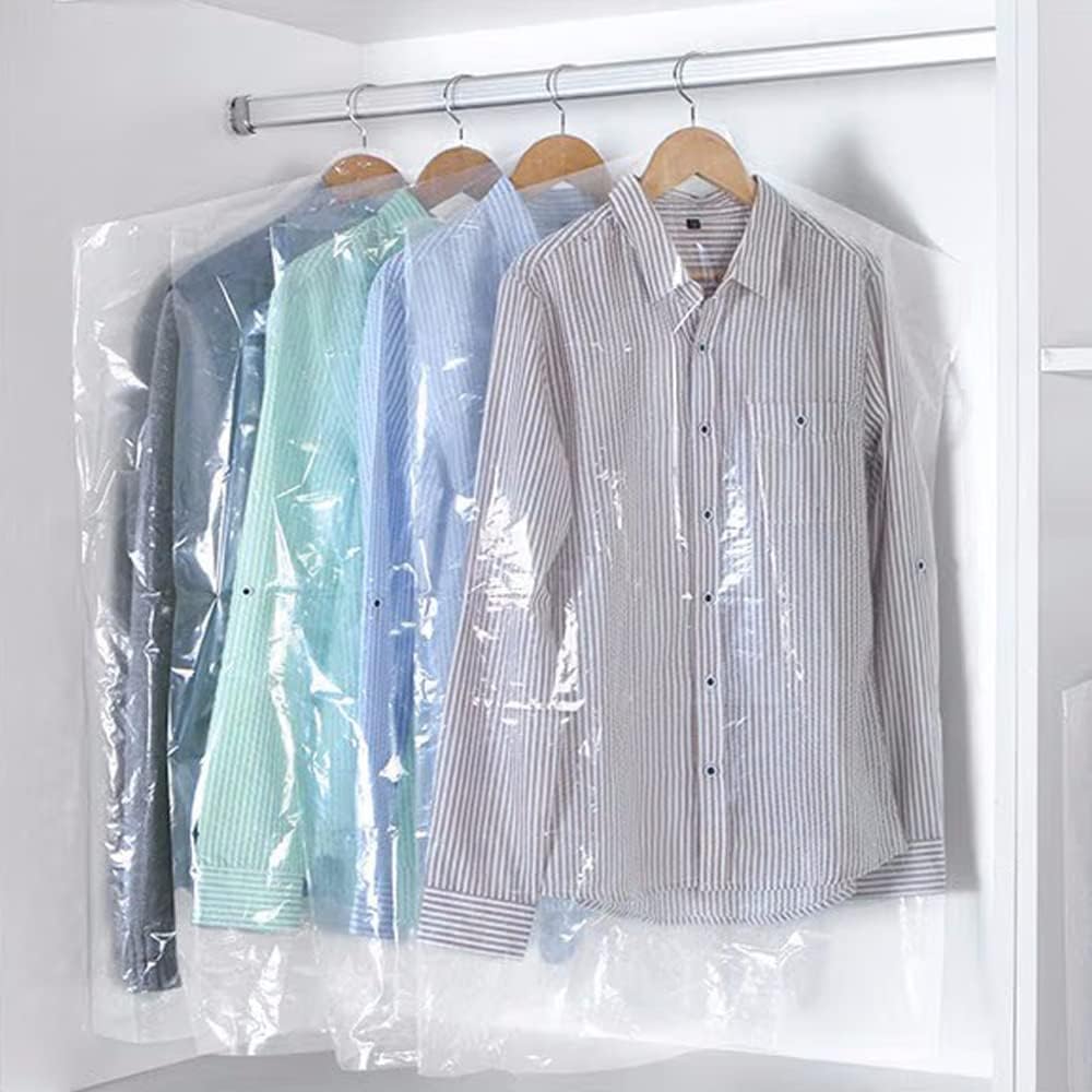 30 Stück Transparente Kleidersäcke 6090cm Zum Aufhängen Von Kleidung, Schutzhüllen Für Kleidung, Staubdichte Kleiderhüllen