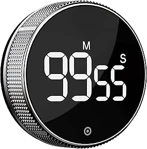 Produktivitätstimer Mit Digitaler Led-anzeige, Intelligenter Timer Für Zuhause, Klassenzimmer, Fitnessstudio, Büro (silber)