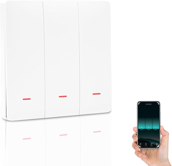 Intelligenter Wlan-schalter, Fernsteuerbar Über Die App „tuya/smart Life“.